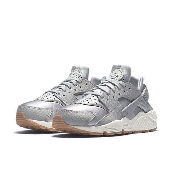 NEW Nike Air Huarache Run Premium Wolf Grey sz 8 - Picture 7 of 8
